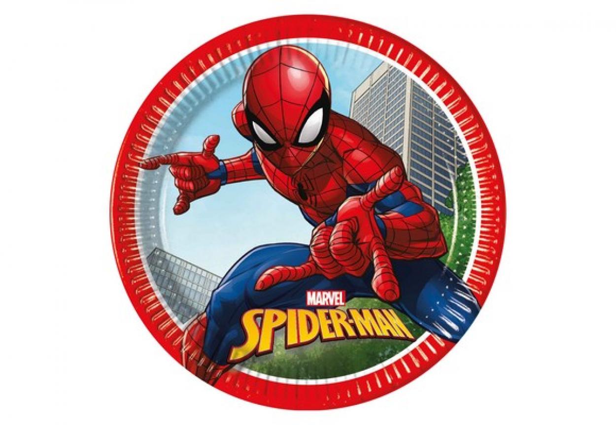 8 PIATTI CM23 SPIDERMAN CRIME FIGHTER 5PR94081