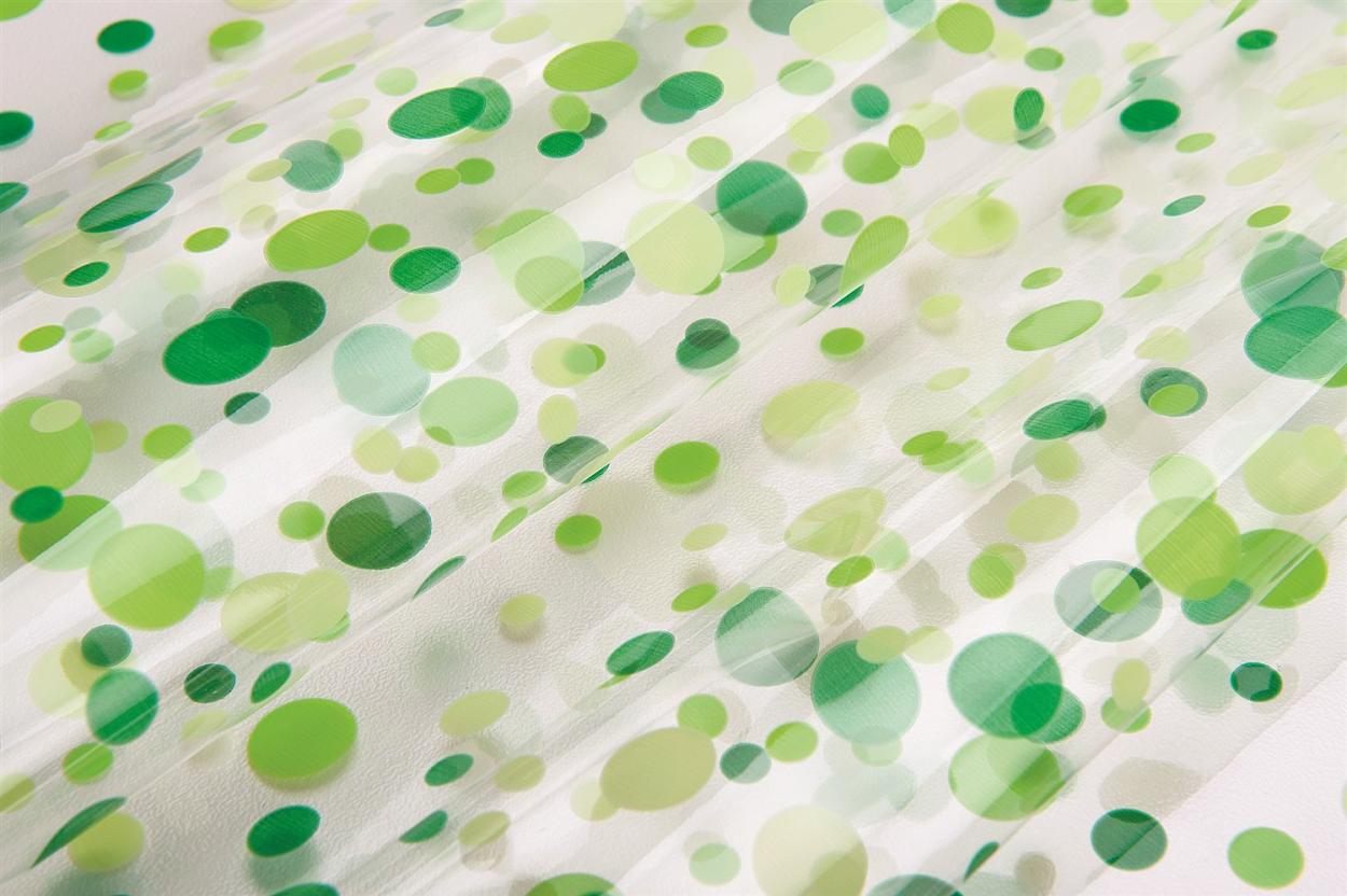 CONFEZIONE DA 50 BUSTE TRASPARENTI CON BUBBLES VERDE 9X12.5 X611014