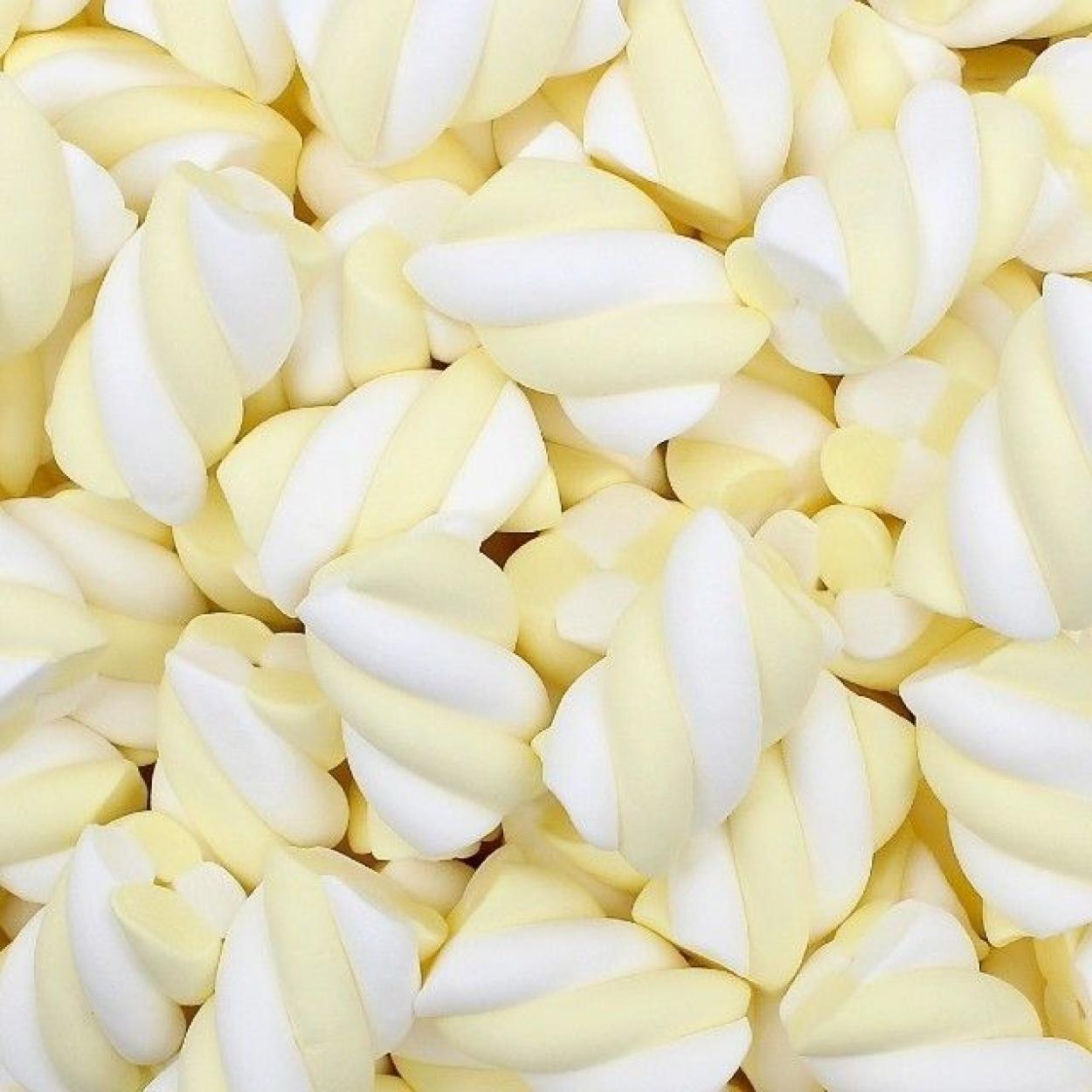 MARSHMALLOW TRECCIA BIANCO E GIALLO BULGARI ESTRUSO – 1 KG