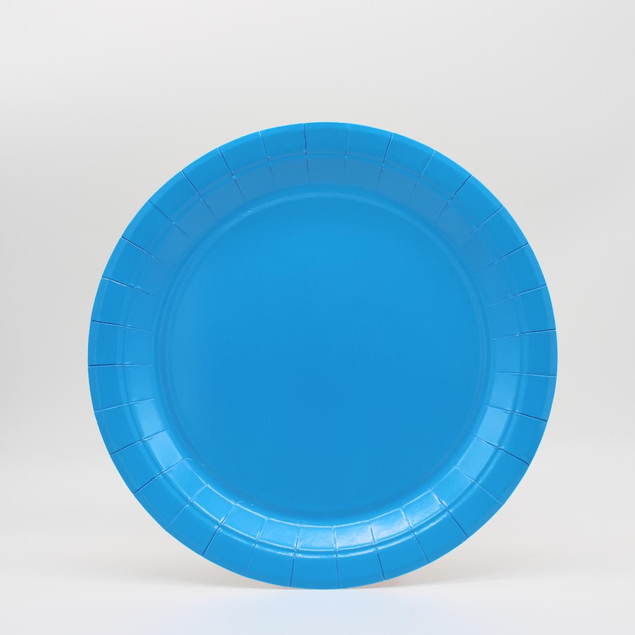 PIATTI CARTA PICCOLI 18 CM BLU ELETTRICO – 15 PZ 30901