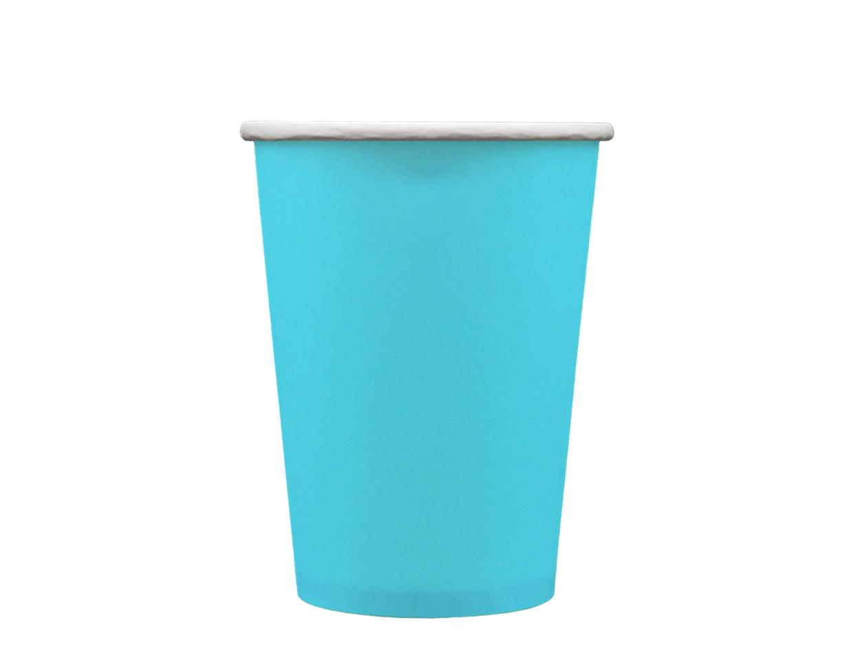 BICCHIERI CARTA 250 CC TURCHESE – 15 PZ 30802
