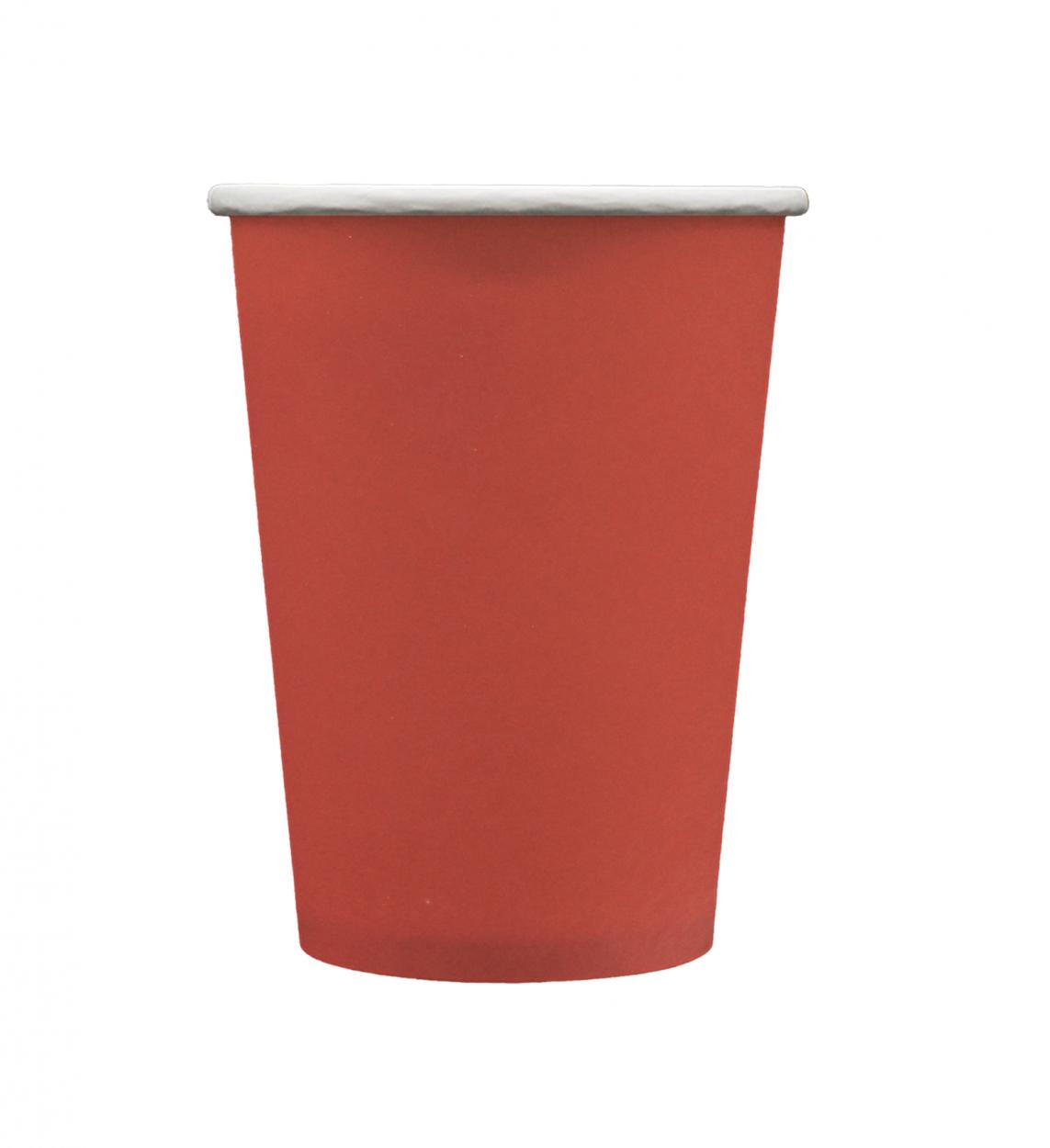 BICCHIERI CARTA 250 CC MATTONE – 15 PZ 33002
