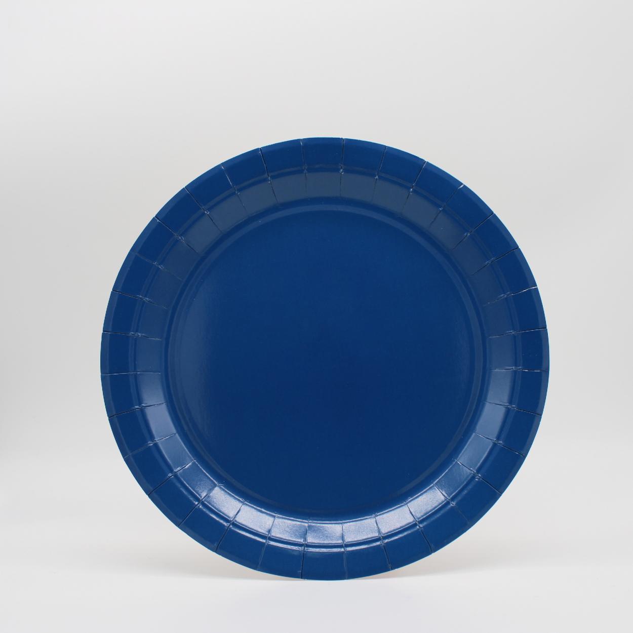 PIATTI CARTA PICCOLI 18 CM BLU NAVY – 15 PZ 31101