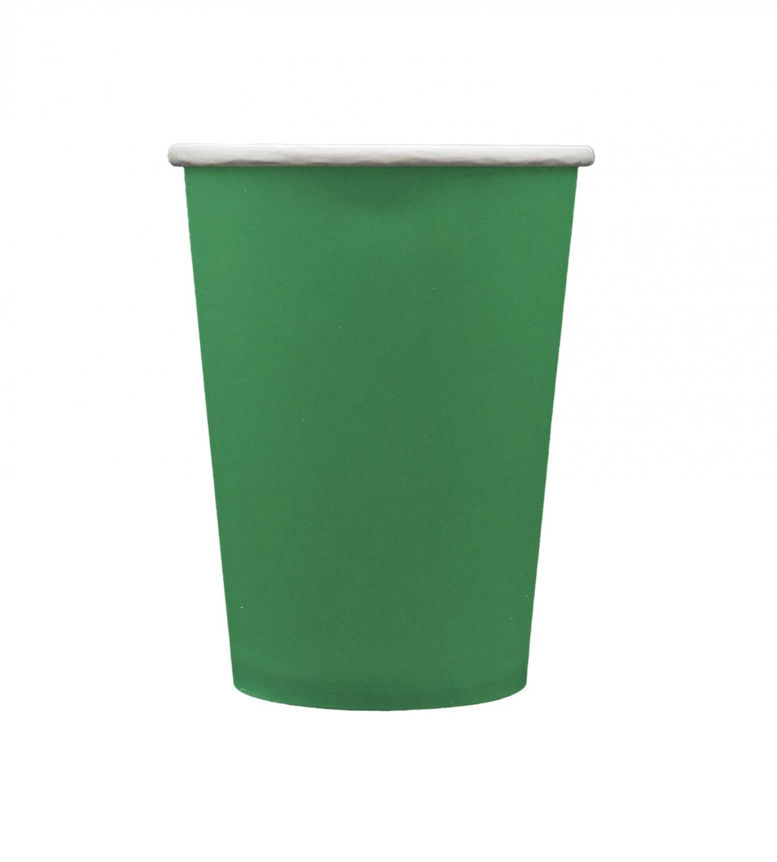 BICCHIERI CARTA 250 CC VERDE SCURO – 15 PZ 32502