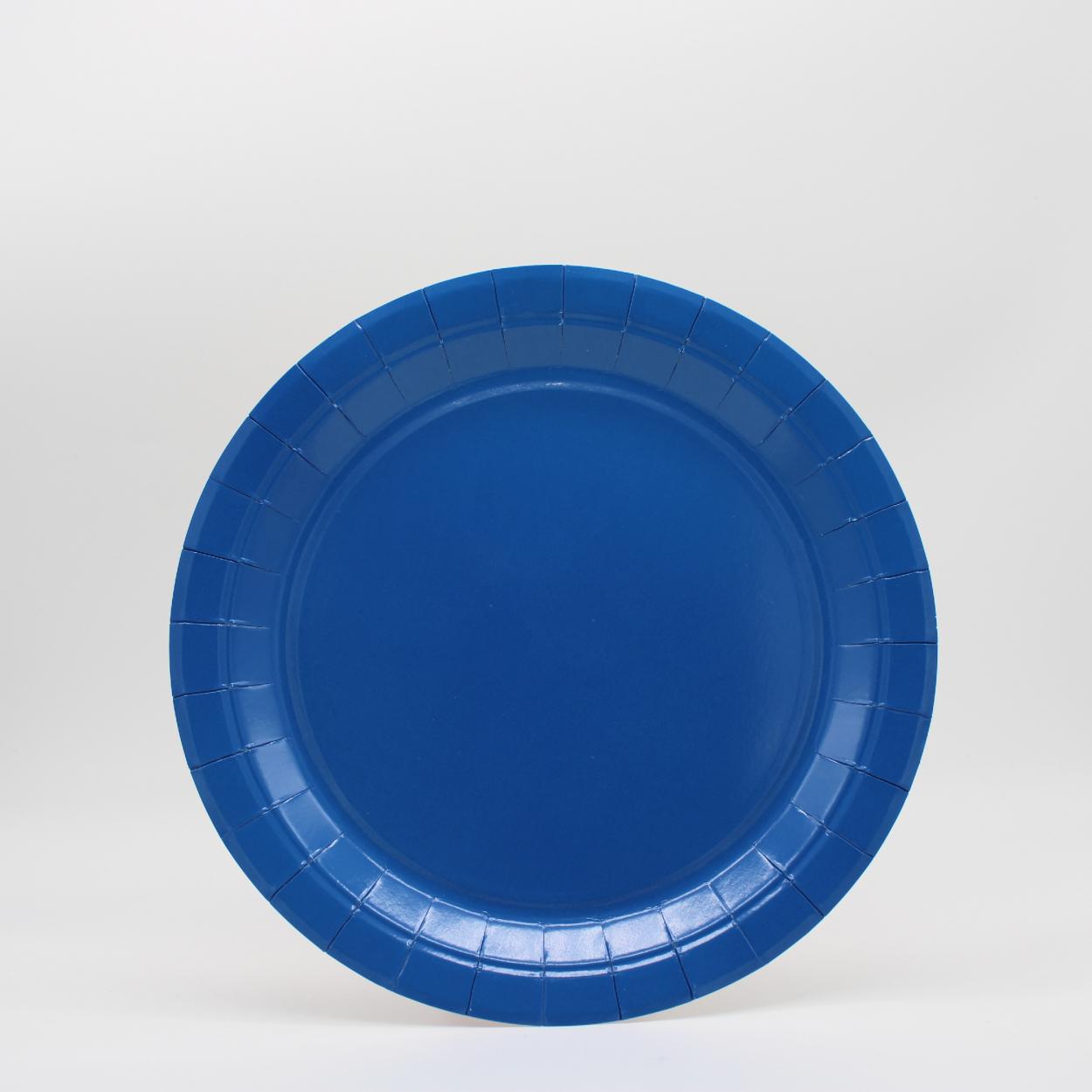 PIATTI CARTA GRANDI 24 CM BLU – 15 PZ 31000