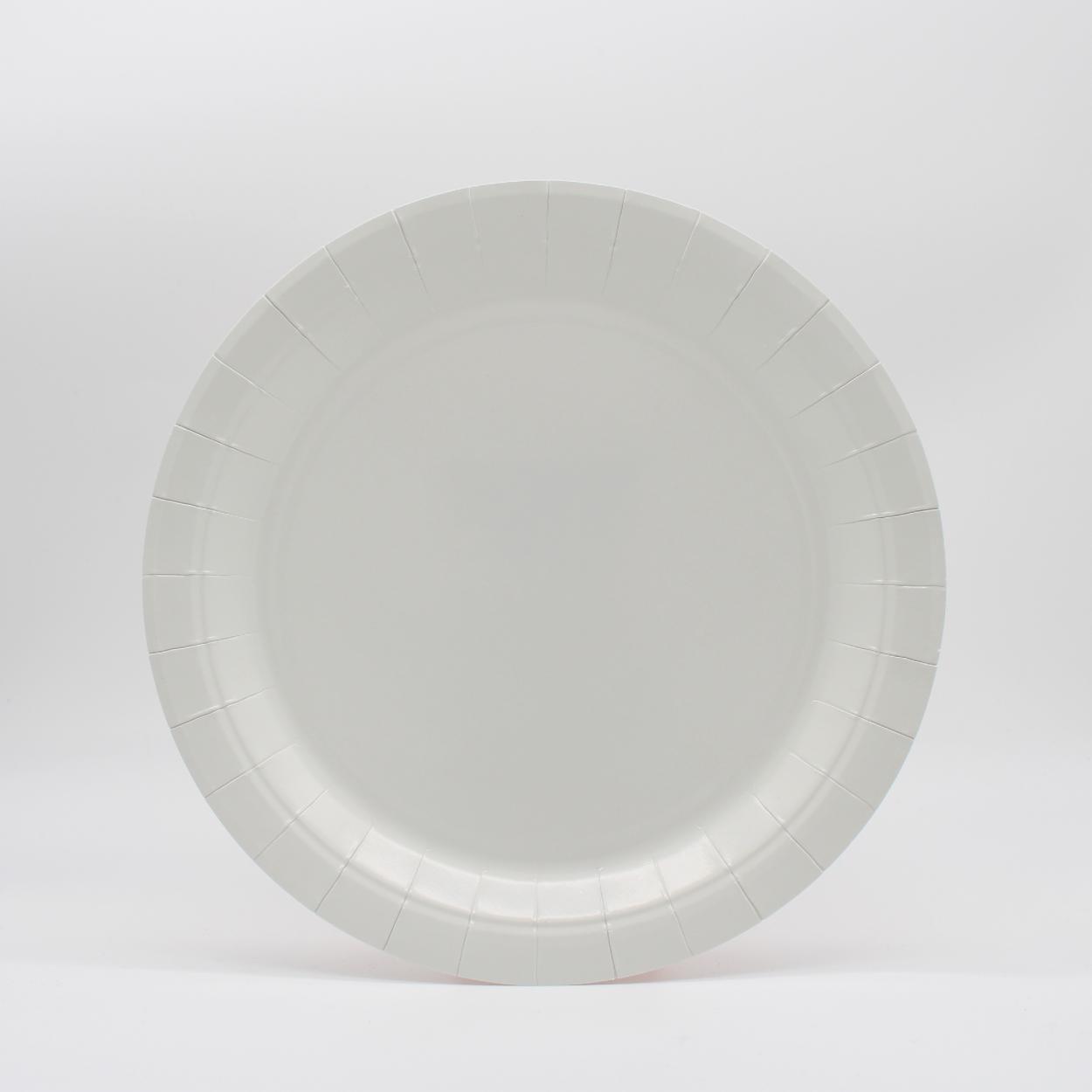 PIATTI CARTA PICCOLI 18 CM GRIGIO FREDDO – 15 PZ 33201