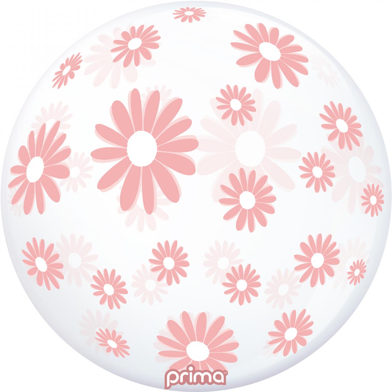 PALLONE BUBBLE 20" FIORI ROSA – PS-LPDZ-22-50-1