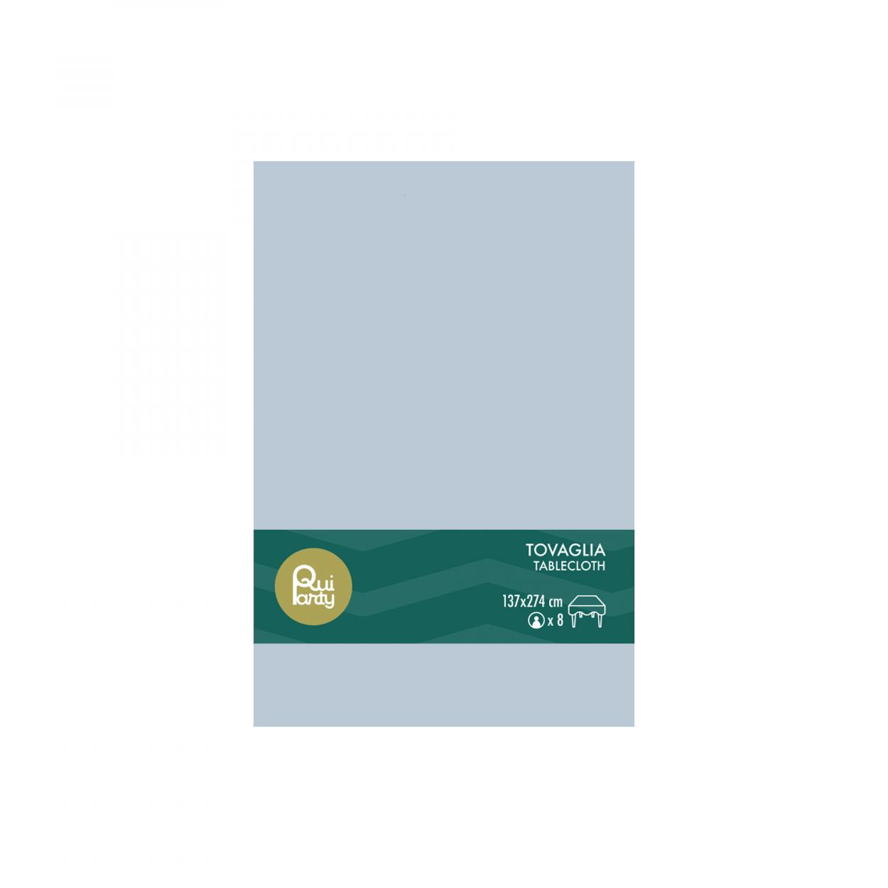 TOVAGLIA PLASTICA 137X274 CM CELESTE CHIARO – 1 PZ 30603