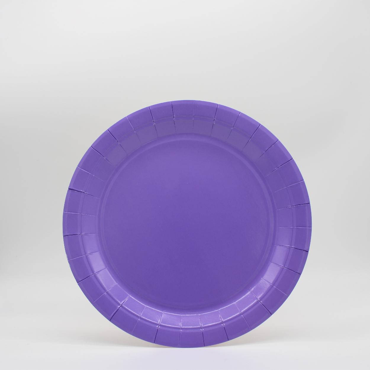 PIATTI CARTA GRANDI 24 CM VIOLA – 15 PZ 33500