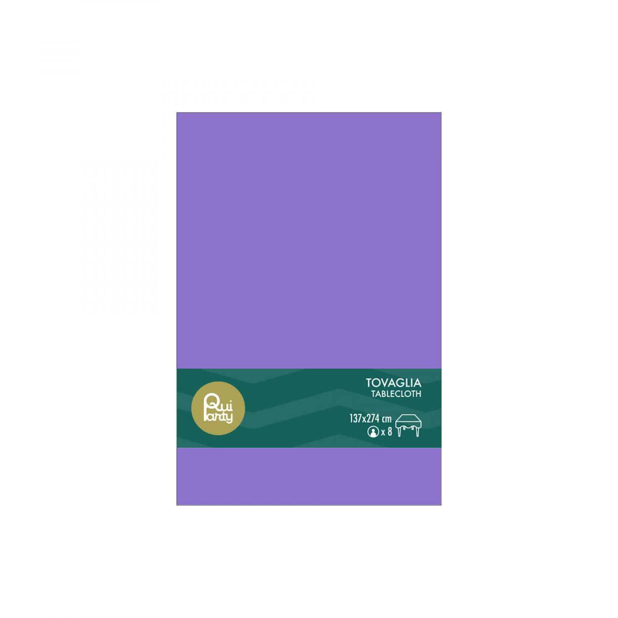 TOVAGLIA PLASTICA 137X274 CM VIOLA – 1 PZ 33503