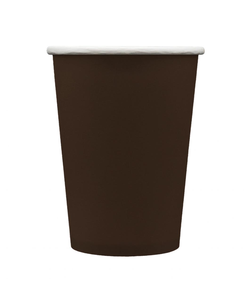 BICCHIERE IN CARTA CC250 PZ15 MARRONE 32002