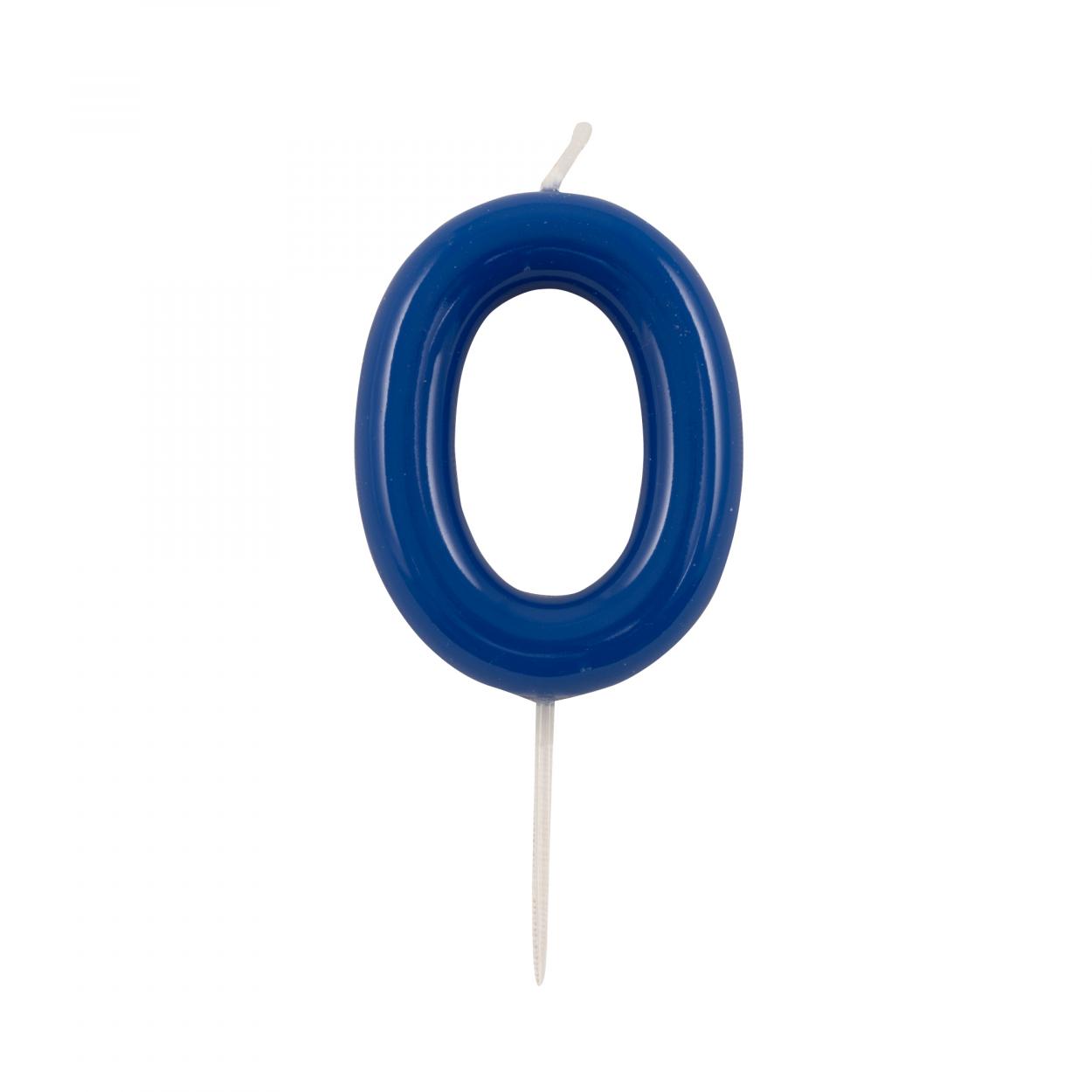 CANDELINA GLOSSY NUMERO 0 BLU – CM 10,5 53120
