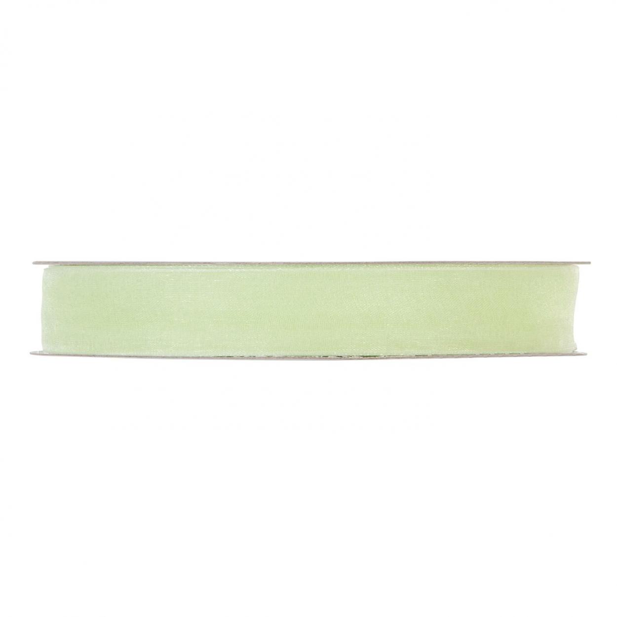 NASTRO SHINING ORGANZA MM15X50MT VERDE ACQUA 1970MX 23