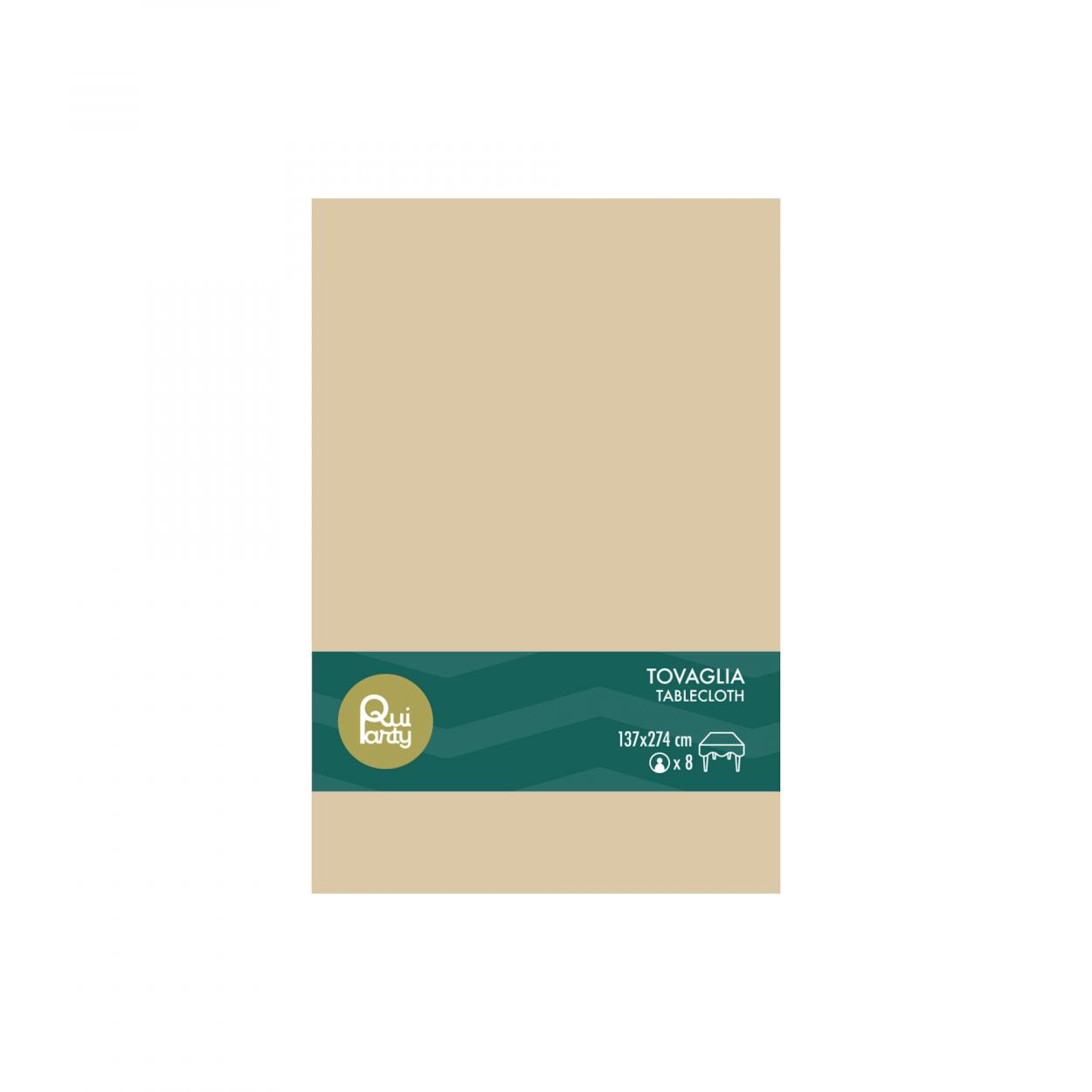 TOVAGLIA PLASTICA 137X274 CM AVANA – 1 PZ 30003