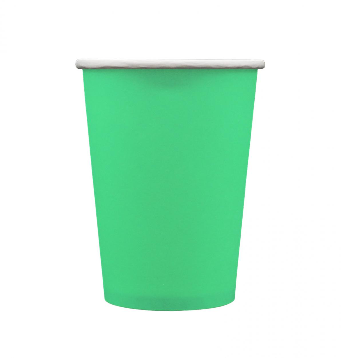BICCHIERI CARTA 250 CC VERDE – 15 PZ 32402