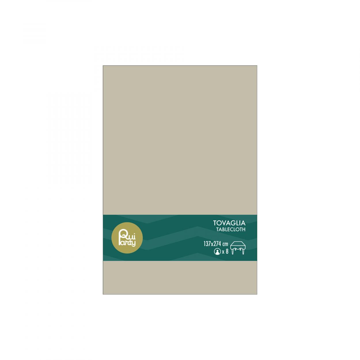 TOVAGLIA PLASTICA 137X274 CM TORTORA – 1 PZ 32903