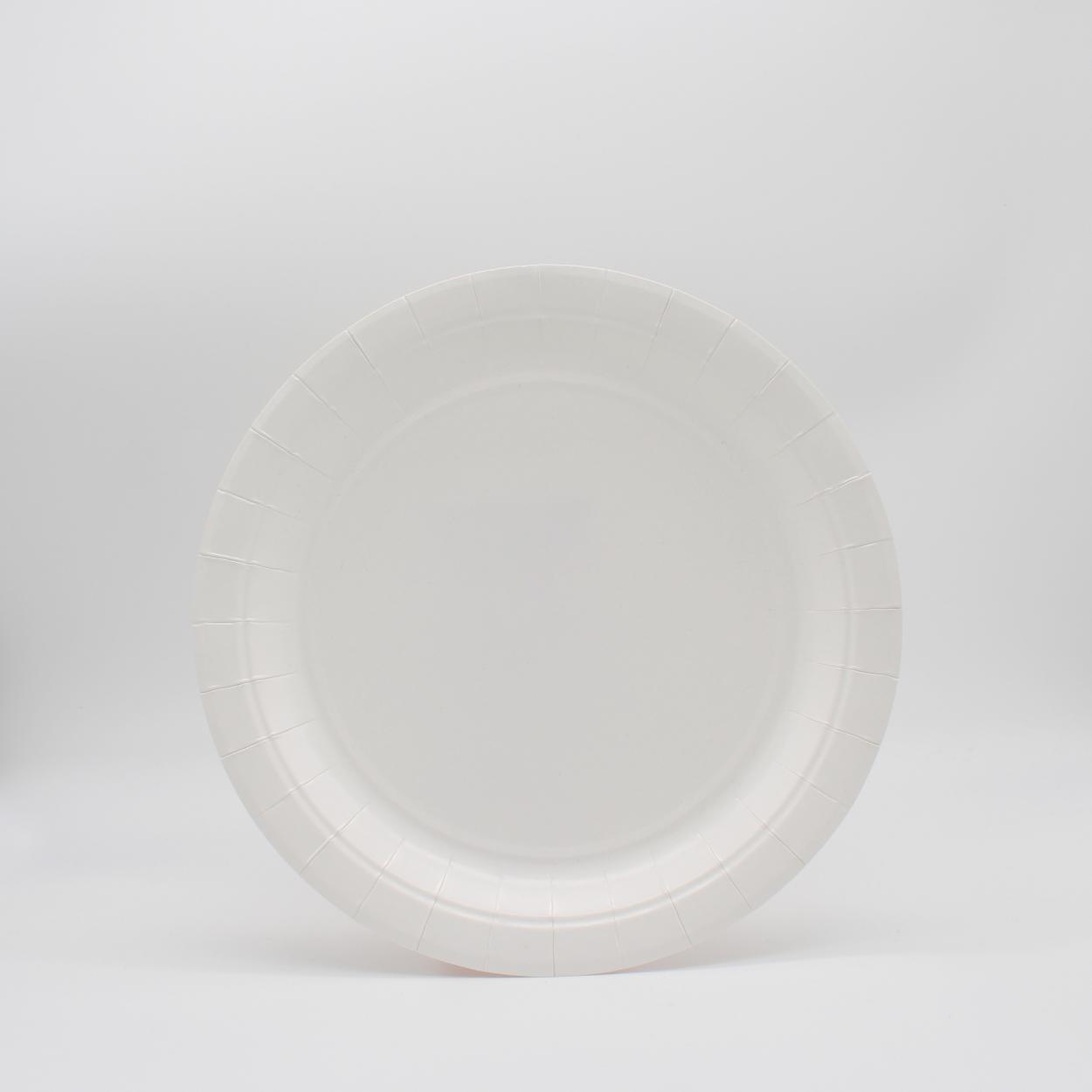 PIATTI CARTA GRANDI 24 CM BIANCO – 15 PZ 30100