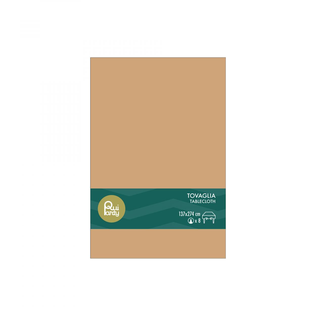 TOVAGLIA PLASTICA 137X274 CM MOKA – 1 PZ 32103
