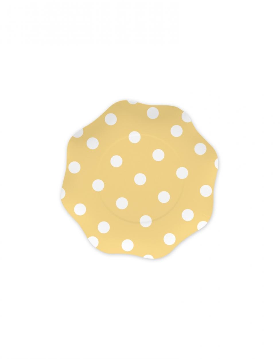 10 PIATTI CM.18 POIS CREMA 60968