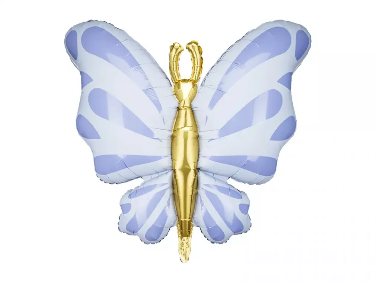 FOIL SUPER SHAPE FARFALLA AZZURRA 69X69 CM FB248-011