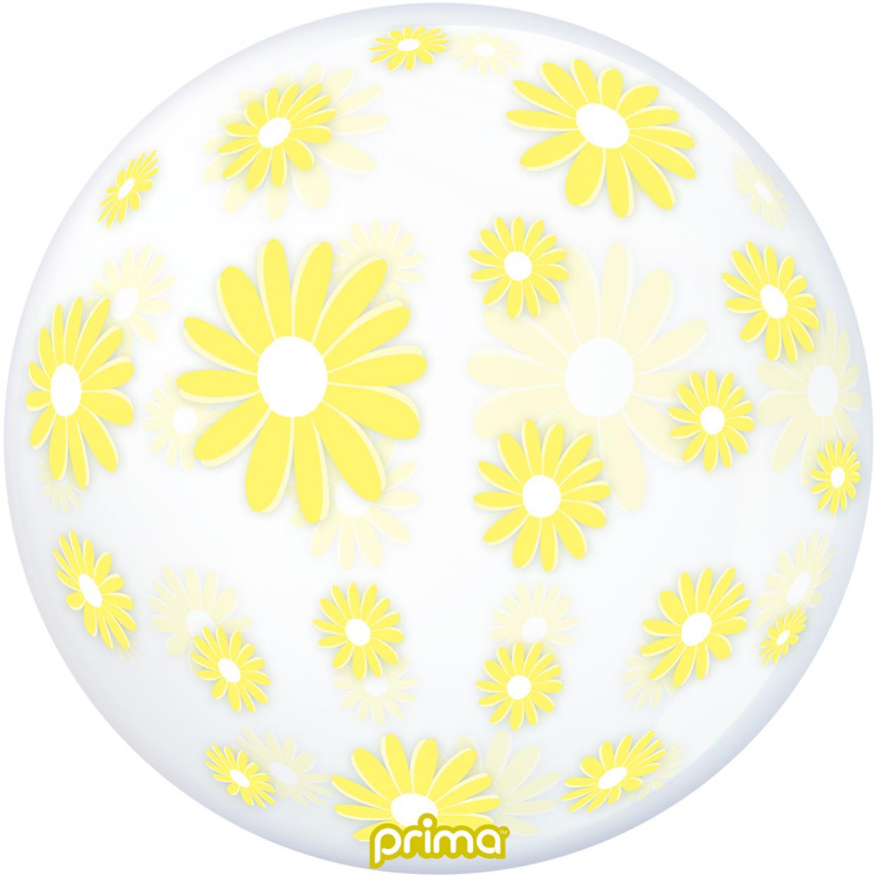 PALLONCINO BUBBLE 20" FIORI GIALLI PS-YLDZ-22-50-1