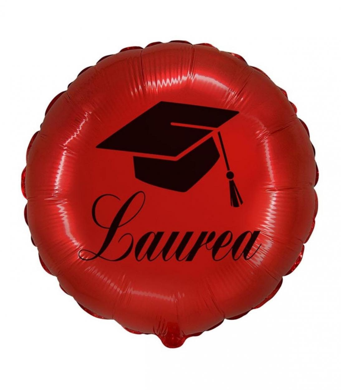 FOIL TONDO LAUREA 18" ROSSO – 1 PZ PAL1056-18