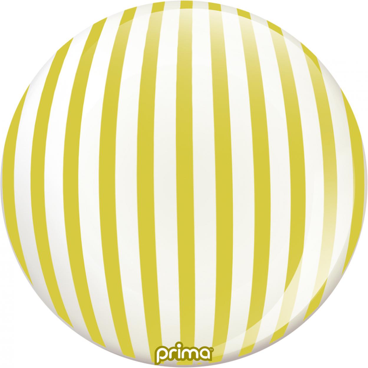 PALLONCINO BUBBLE 20" STRISCE ORO PS-GDST-22-50-1
