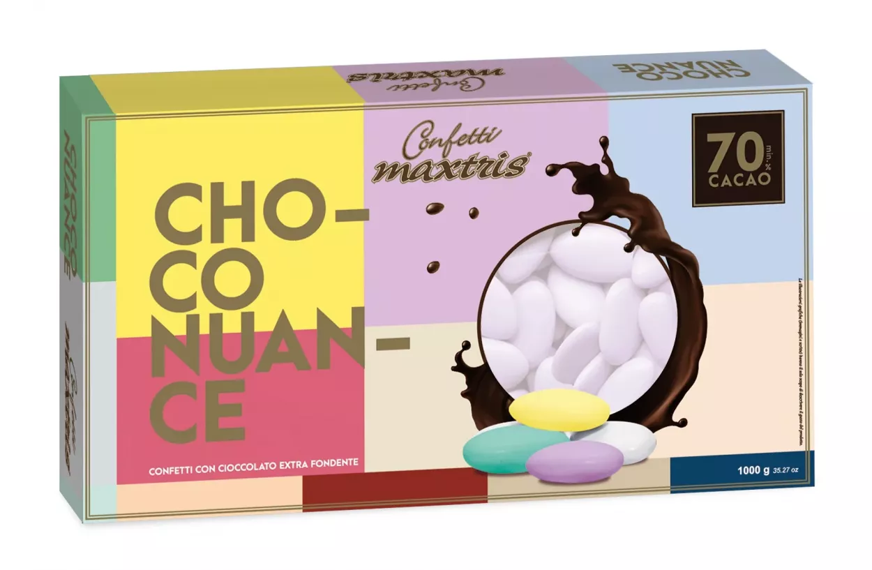 CONFETTI MAXTRIS CHOCO NUANCE GHIACCIO 1 KG CHONGHI