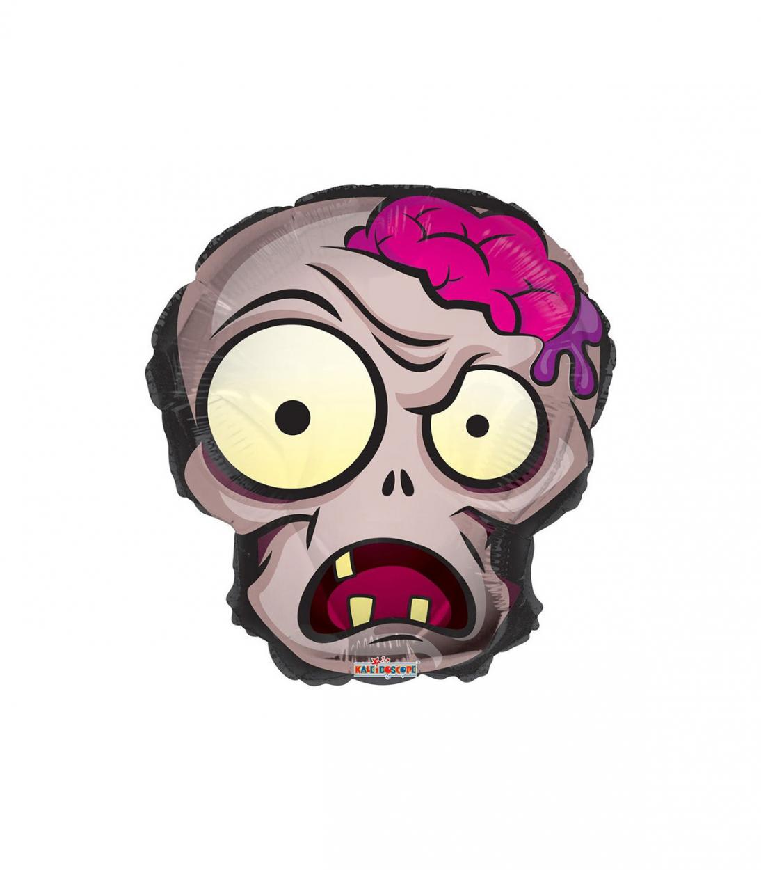 FOIL MYLAR HALLOWEEN TESTA DI ZOMBIE H18" 88174-18/01