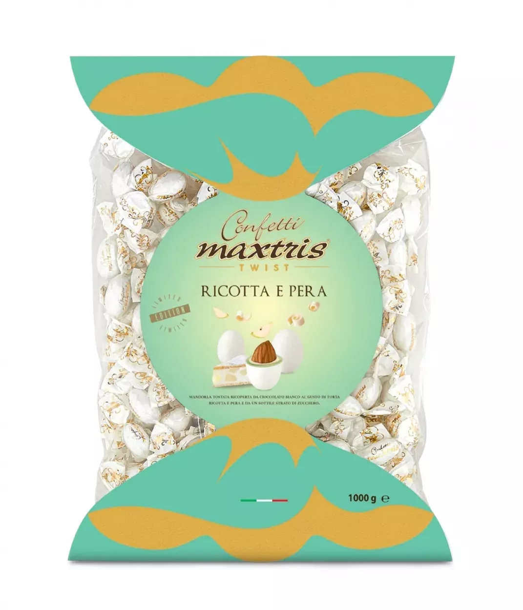 CONFETTI MAXTRIS TWIST RICOTTA E PERA 1 KG TWMAXRIC