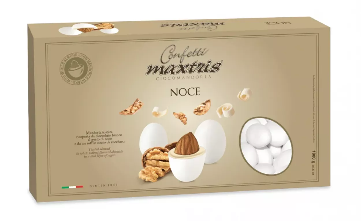 CONFETTI MAXTRIS NOCE BIANCHI 1 KG MAXNOCE