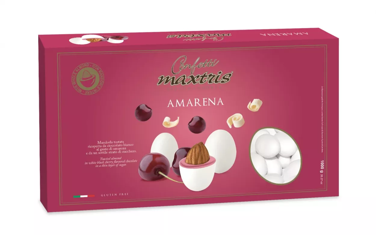 CONFETTI MAXTRIS AMARENA BIANCHI 1 KG MAXAMA