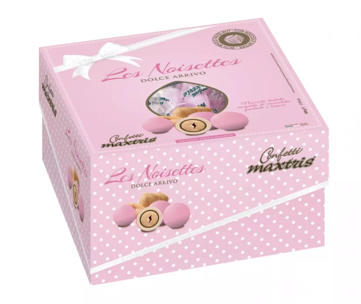CONFETTI LES NOISETTES ROSA DOLCE ARRIVO - 1 KG DANOIR