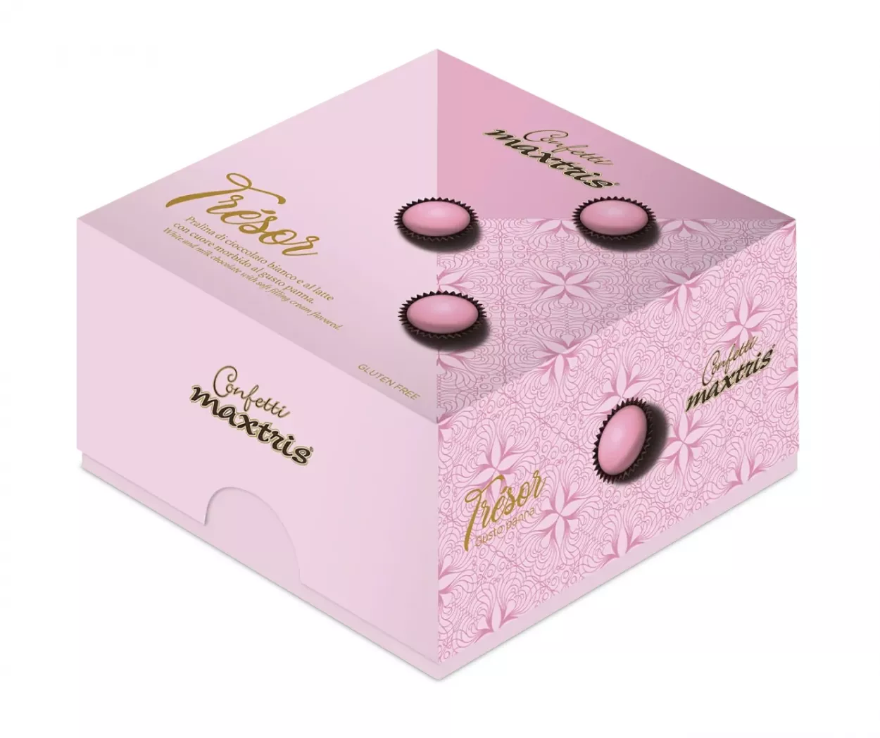 CONFETTI MAXTRIS TRESOR ROSA 500 GR TRESORR
