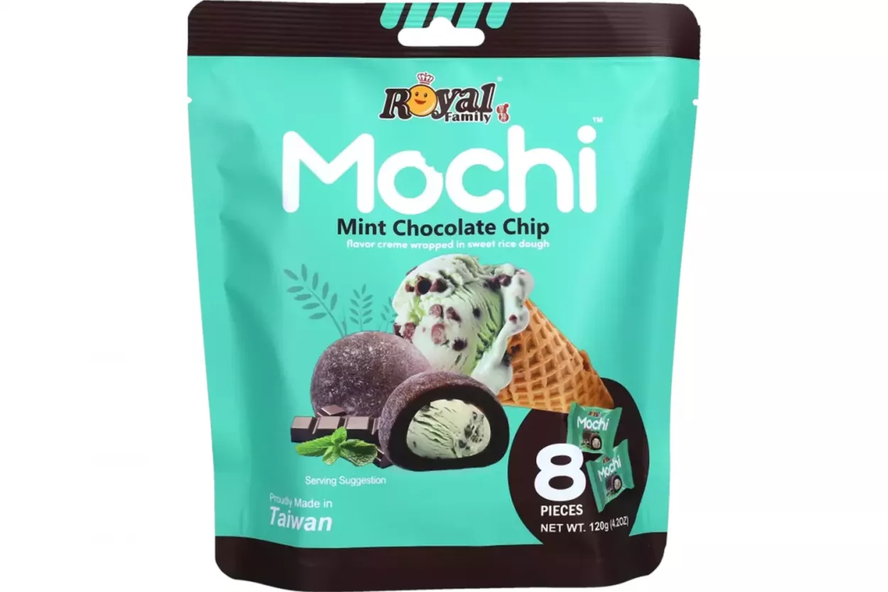 MOCHI ROYAL FAMILY MINT CHOCOLATE CHIP 8 PZ - 120 GR FES597
