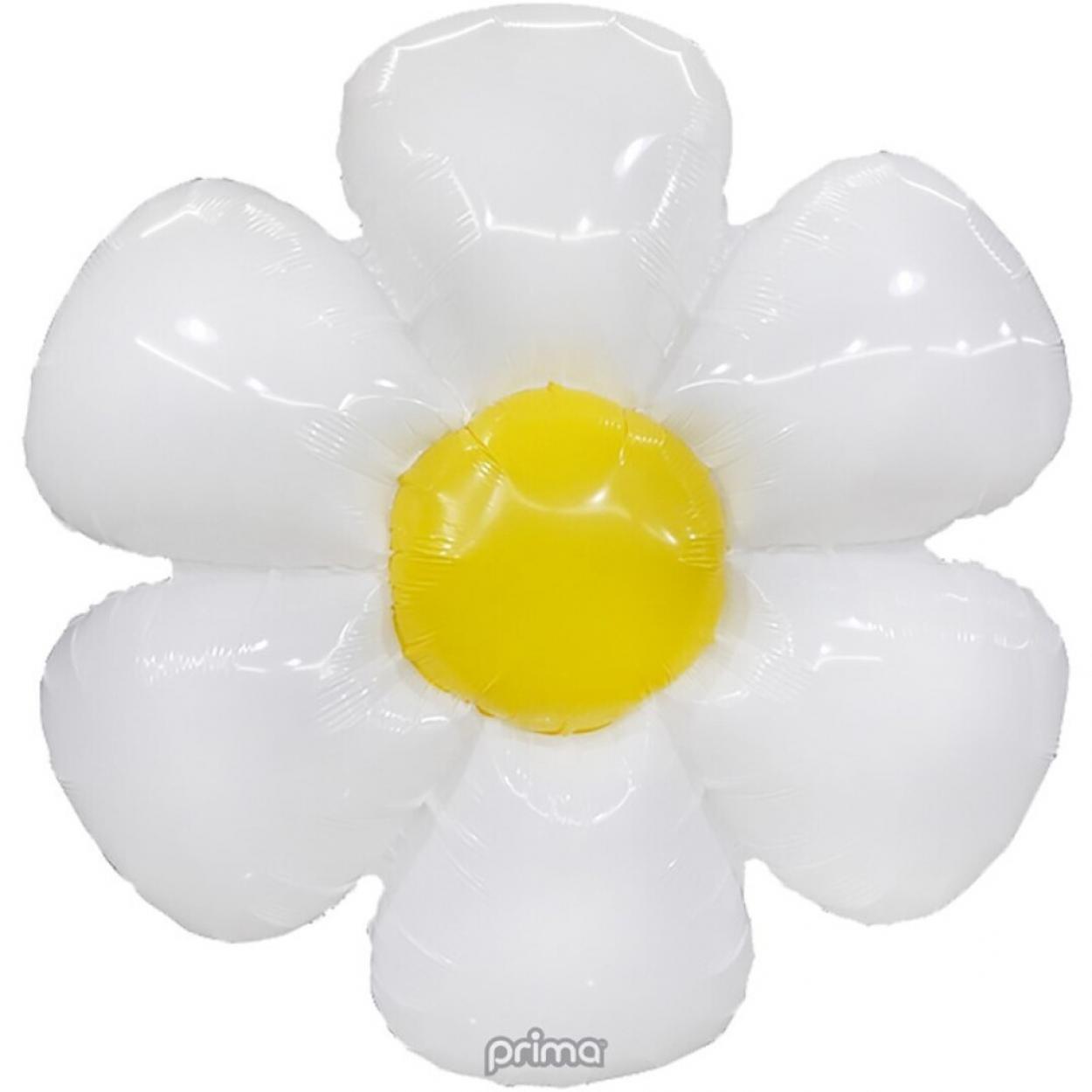 PALLONCINO PRIMA 34" WHITE DAISY FIORE BIANCO 86 CM PS-WDZY-34-50-1