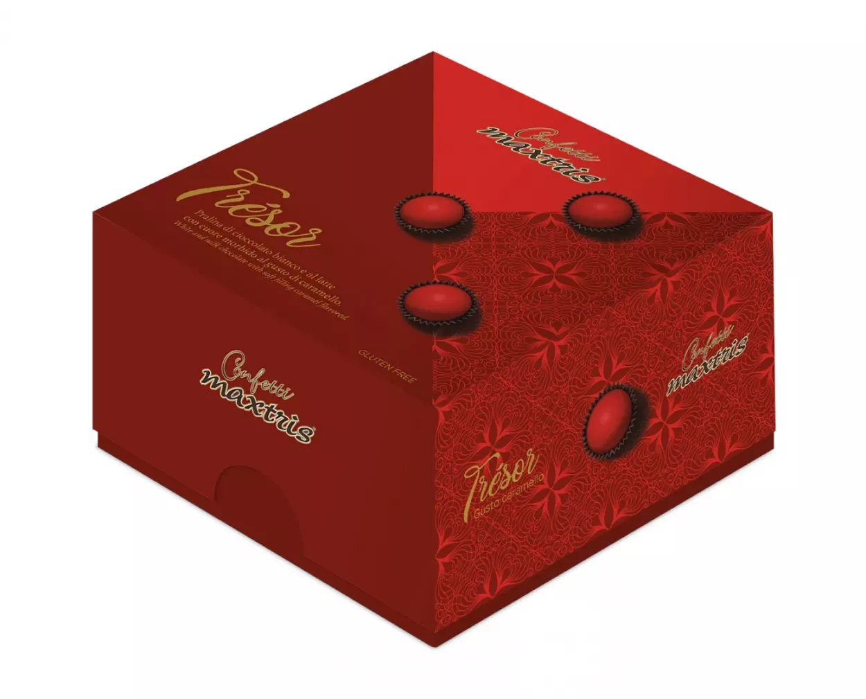 CONFETTI MAXTRIS TRESOR ROSSI 500 GR TRESORRS