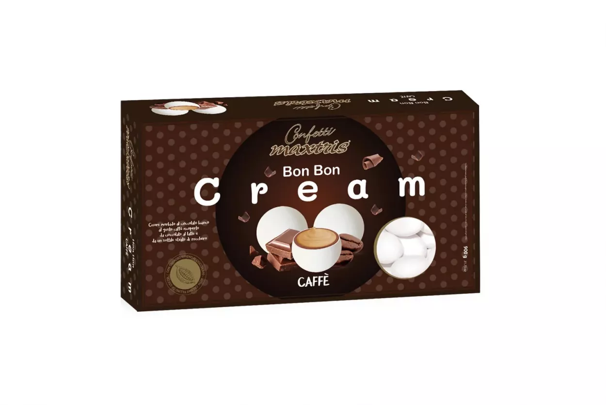 CONFETTI MAXTRIS BON BON CAFFE' BIANCO 900 GR 170 PZ - BBCCAF