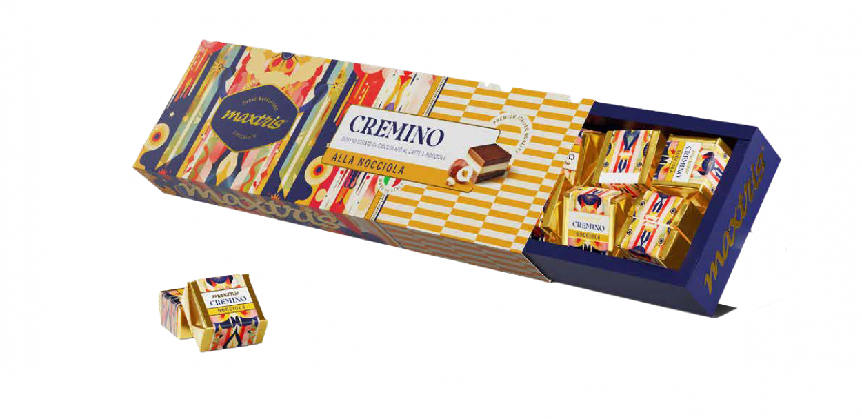 SCATOLA REGALO CREMINO NOCCIOLA 60GR CRENOC