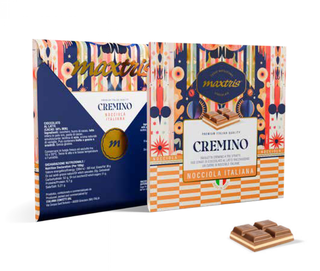TAVOLETTA CREMINO ALLA NOCCIOLA 70GR TMCRENOC70