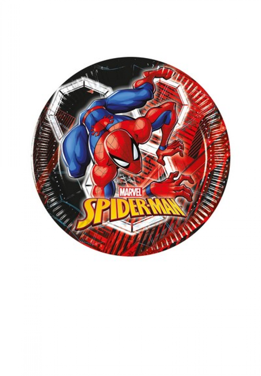 8 PIATTI CM20 SPIDERMAN WORLD OF WEBS 5PR97314