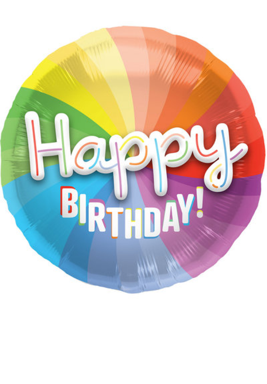 FOIL 22 HAPPY BIRTHDAY 3D 5FL62842 11090