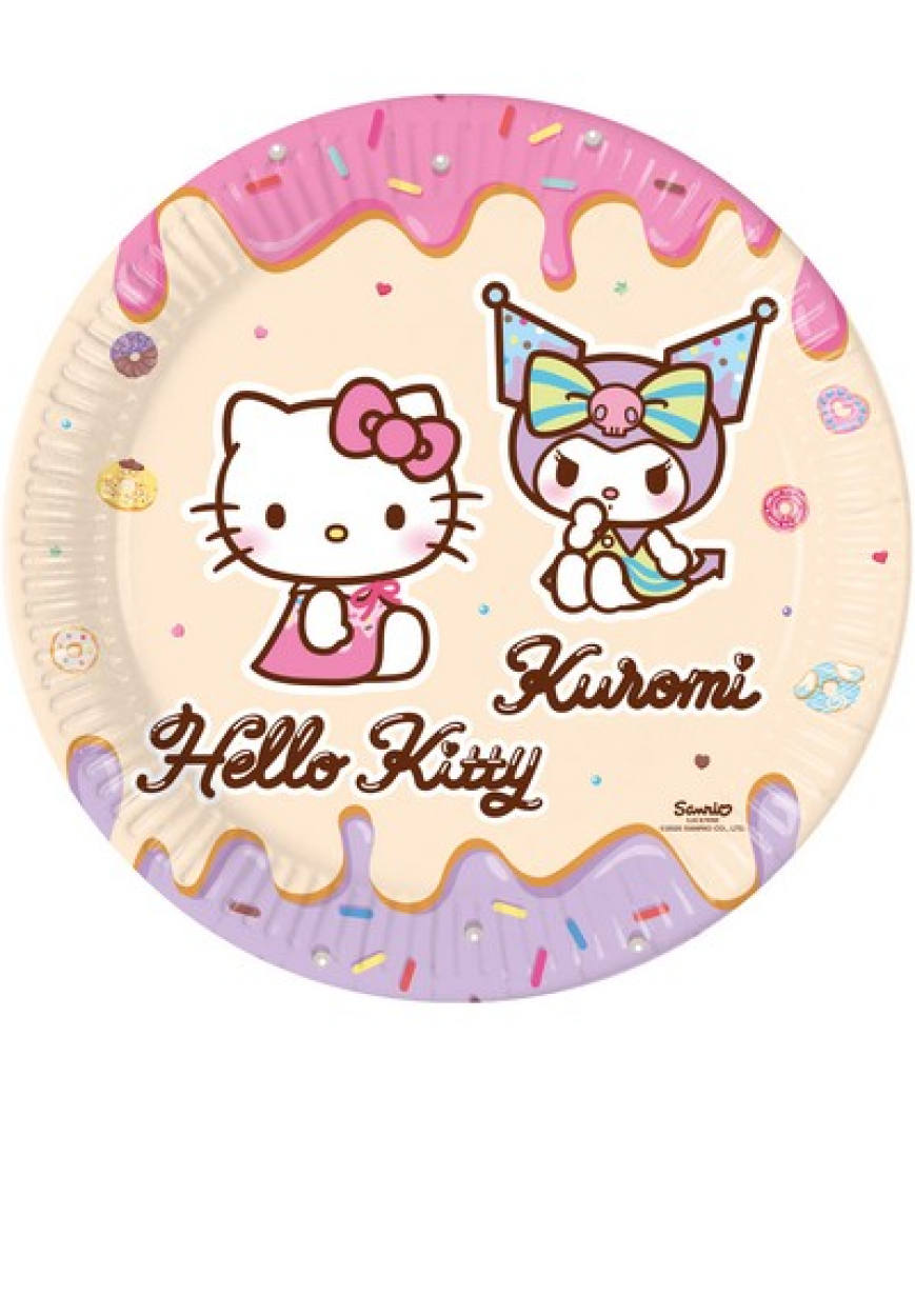 8 PIATTI CM23 HELLO KITTY KURAMI 5PR98232 11090
