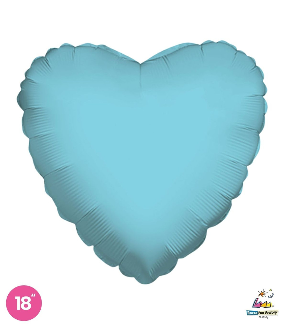 FOIL 18" CUORE CELESTE 6581148-01
