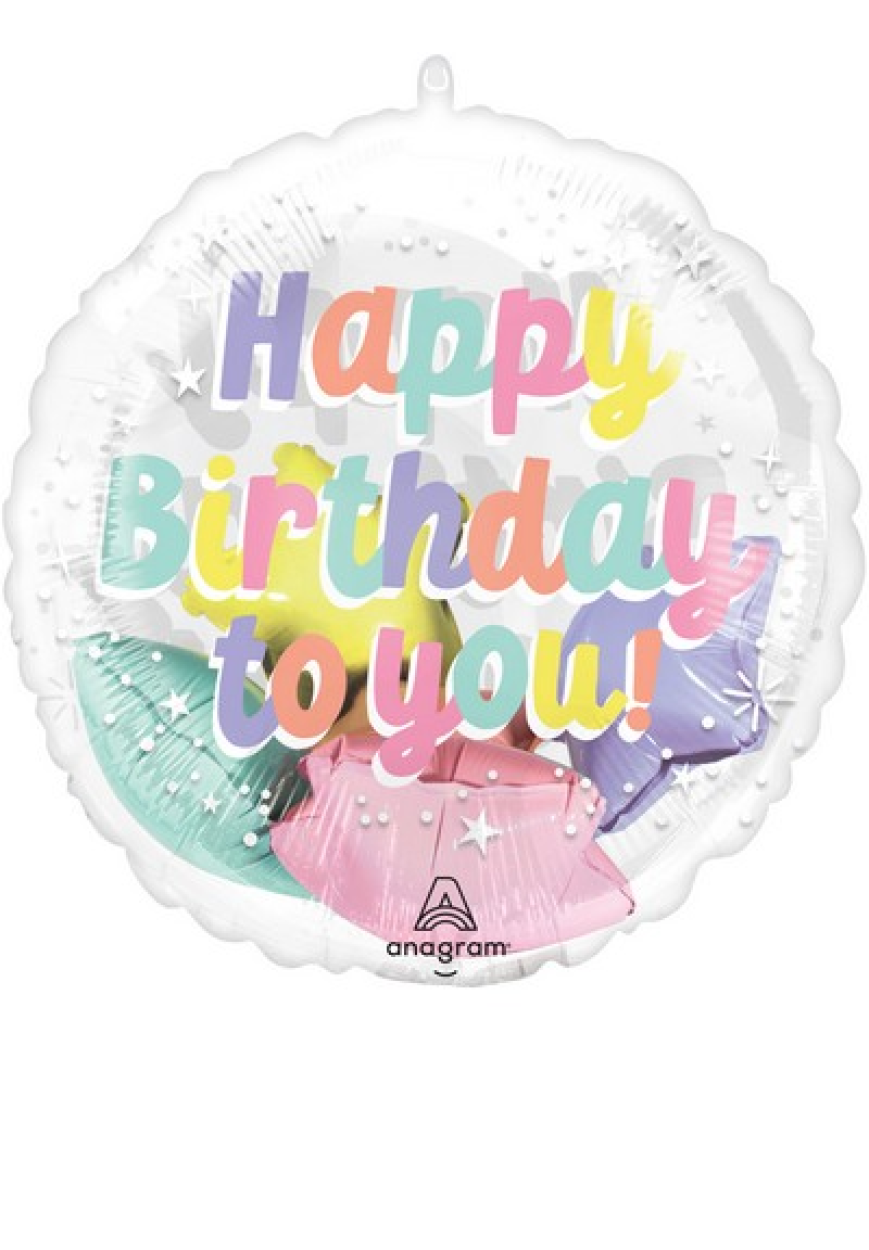 PALLONE FOIL INSIDERS PEARLISED BIRTHDAY – 50x50 CM – 1 PZ 7A4784801