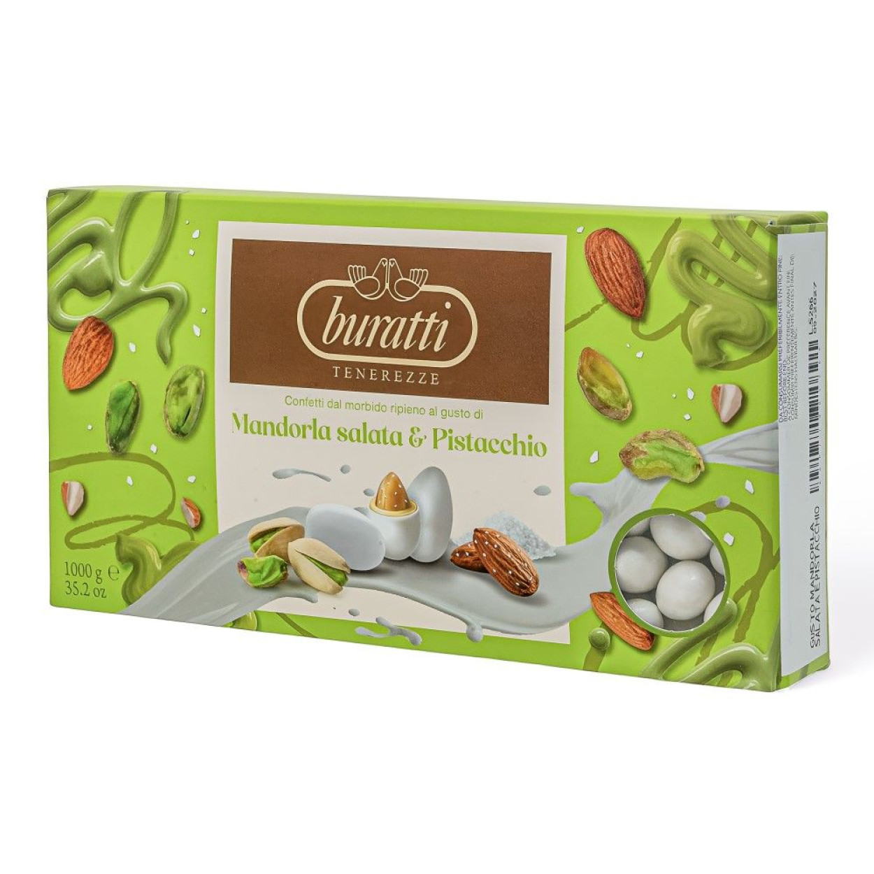 CONFETTI BURATTI TENEREZZE MANDORLA SALATA E PISTACCHIO 1KG SAPI100