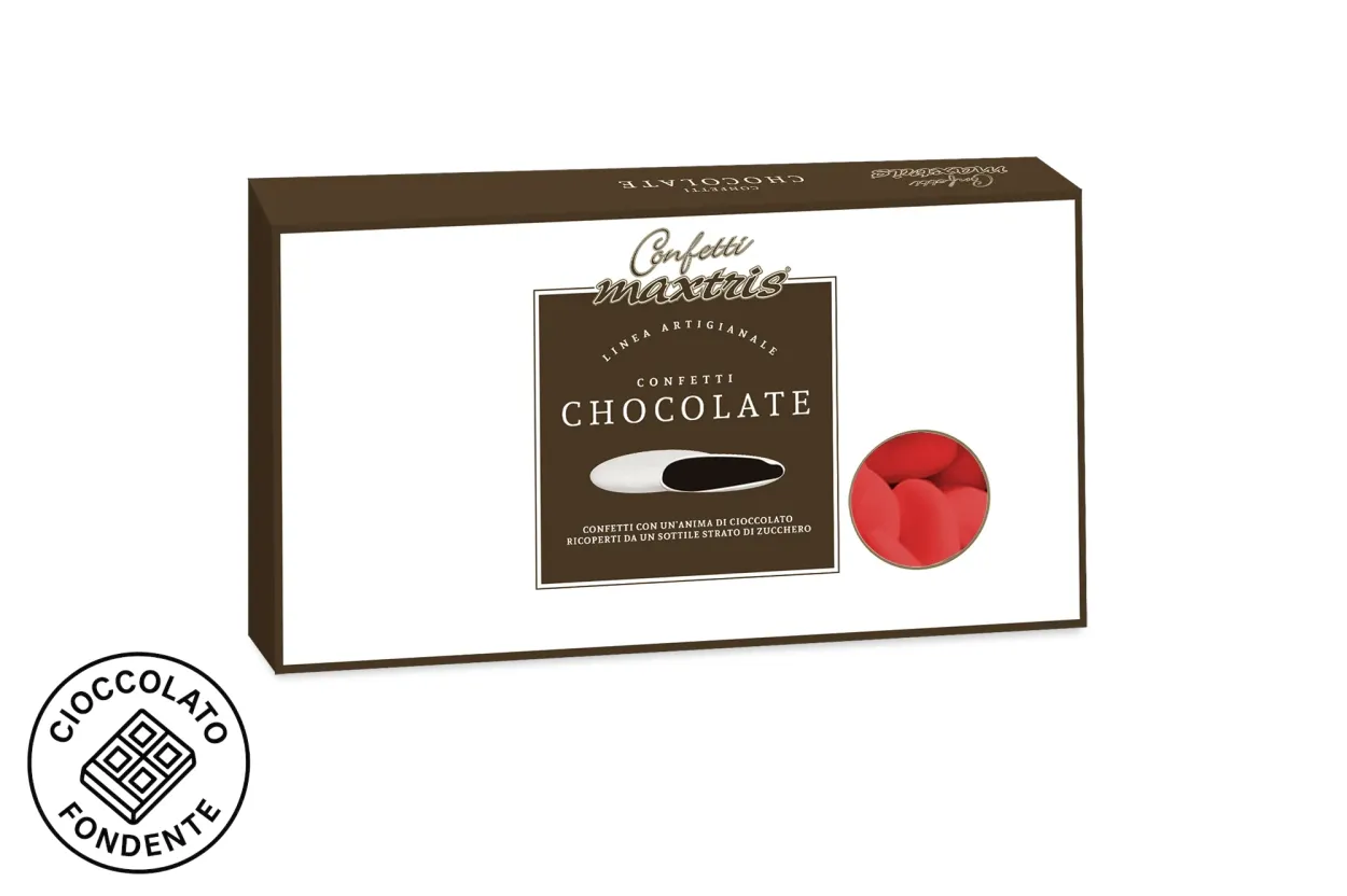 CONFETI CIOCCOLATO FONDENTE ROSSO PZ240 CIORS