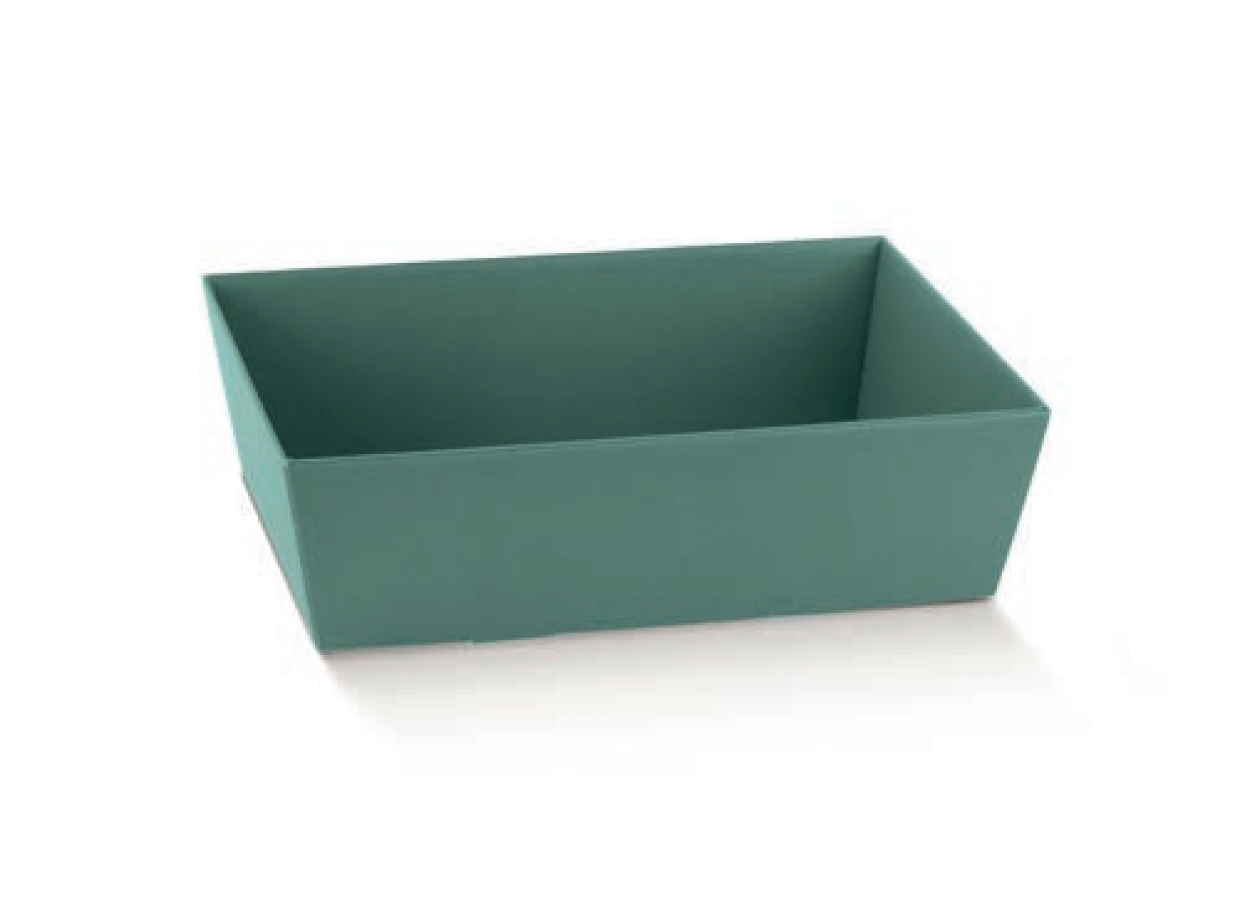 VASSOIO FIBRA VERDE 400X300X115 130211S