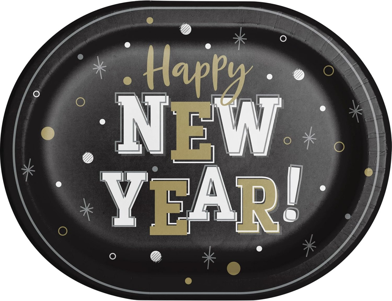 PIATTO OVALE HAPPY NEW YEAR 8C372598