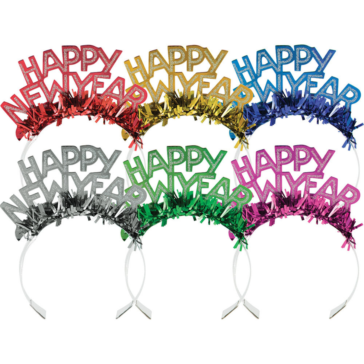 FRONTINO HAPPY NEW YEAR GLITTER COLORATO 8C204020